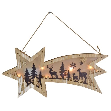 Estrella cometa luminosa que funciona con baterías de 36x3x17,5 cm h