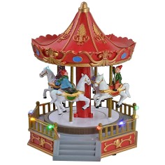 Battery operated carousel carousel with horses cm 2