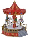 Carousel carousel with horses battery-operated 18.5x20x24h cm