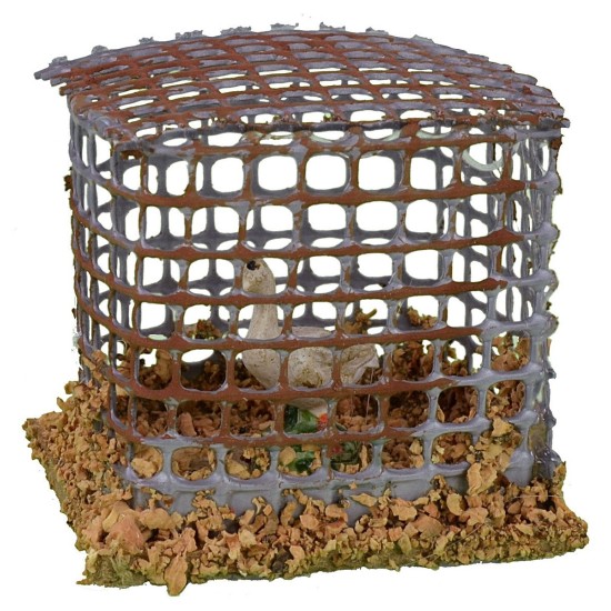 Gabbia con ochetta cm 5x4,8x4,5 h