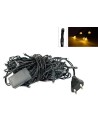 Cadena de 35 luces LED blanco cálido con una distancia de 20 cm