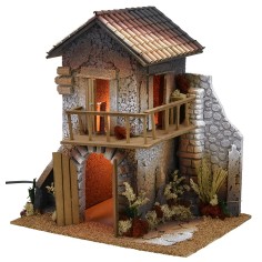 Illuminated house for Crib on two floors with large balcony 2