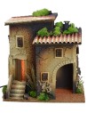 Illuminated house with large corner arch for shop or cave cm