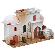 Casas árabes con cúpula y escalera de 26,5x12,5x16 cm h 2
