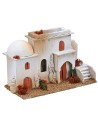Casas árabes con cúpula y escalera de 26,5x12,5x16 cm h