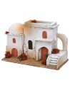 Casas árabes con cúpula y escalera de 26,5x12,5x16 cm h