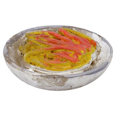 Set 3 piatti con pietanze ø 3 cm Mondo Presepi