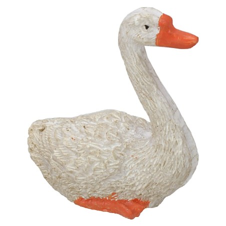 Conjunto de 2 cisnes de resina de 4,5x2,2x4,4 cm de altura Mundo Pesebres