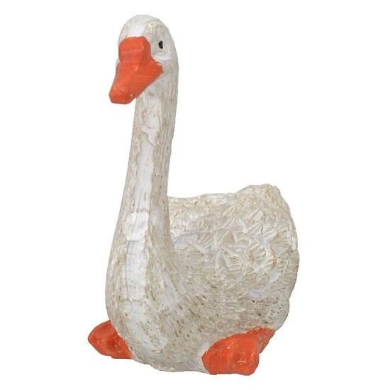 Conjunto de 2 cisnes de resina de 4,5x2,2x4,4 cm de altura Mundo Pesebres