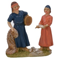 Pescatori in resina 9 cm Mondo Presepi