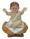 Sitting Baby Jesus in resin cm 7,5 h for statues h 20-24 cm