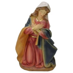 Madonna inginocchiata in resina serie 40 cm Mondo Presepi