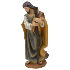 San Giuseppe con bastone in resina 40 cm Mondo Presepi 2