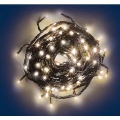 Serie 40 Led Ester.-Inter. Luz cálida a Pilas, Temporizador y 2