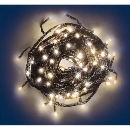 Serie 40 Led Ester.-Inter. Luz cálida a Pilas, Temporizador y Juegos.