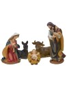 Nativity 5 figures in resin series 40 cm
