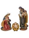 Natividad 3 sujetos en resina serie 40 cm