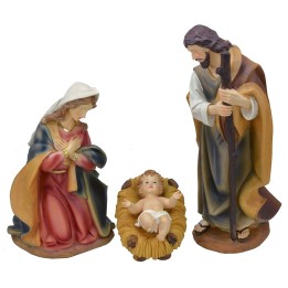 Nativity 3 figures in resin series 40 cm
