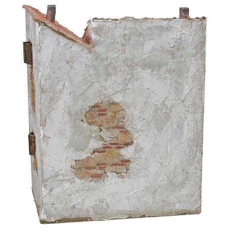 Casa enlucida en esquina cm 22x16x29 h Mondo Presepi