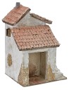 Casa estucada con escalera y trastero de 16,5x17,5x27,5 cm h