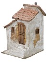 Stuccoed house with staircase and closet 16.5x17.5x27.5 h cm