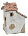 Casa estucada con escalera y trastero de 16,5x17,5x27,5 cm h