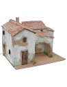 Illuminated stucco village cm 40x30x31 h