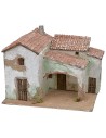Illuminated stucco village cm 40x30x31 h