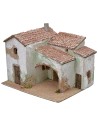 Illuminated stucco village cm 40x30x31 h