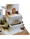 Presepe arabo con luci, fontana a doppio rubinetto e fuoco