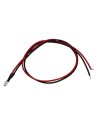 Flat led 3 mm warm white 3V