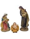 Natività 3 soggetti per presepe in resina serie 40 cm