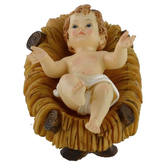 Natività 5 soggetti in resina serie 25 cm