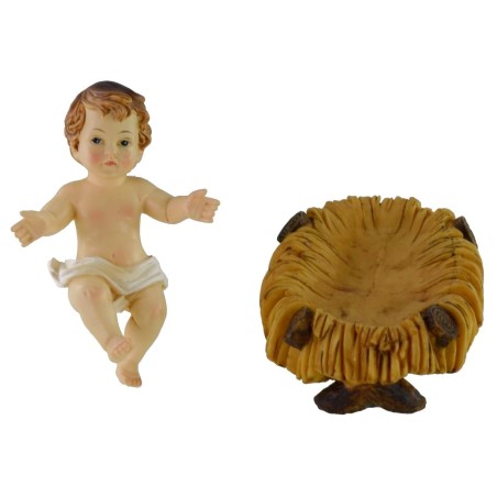 Nacimiento 5 figuras en resina serie 25 cm Mundo Pesebres