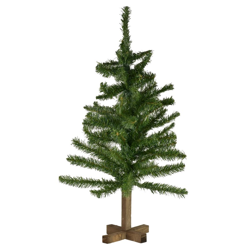 Christmas tree 80 cm with wooden base