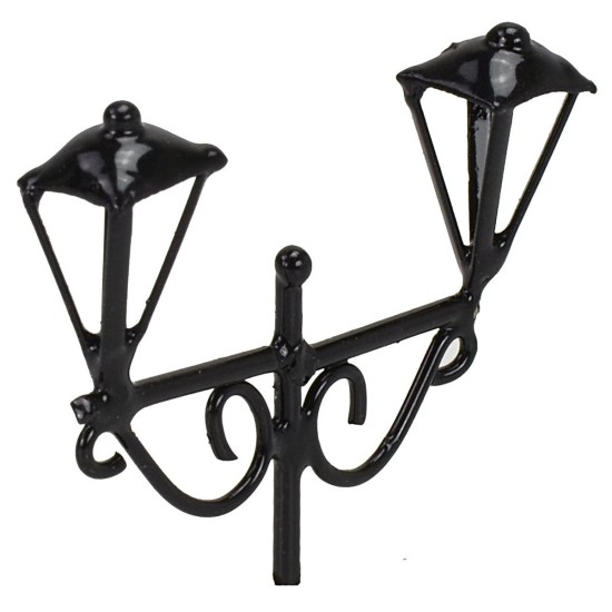 Farola doble de 5,4x1,1x4,7 cm h Mundo Pesebre