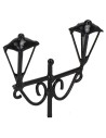 Lampione doppio cm 5,4x1,1x4,7 h Mondo Presepi
