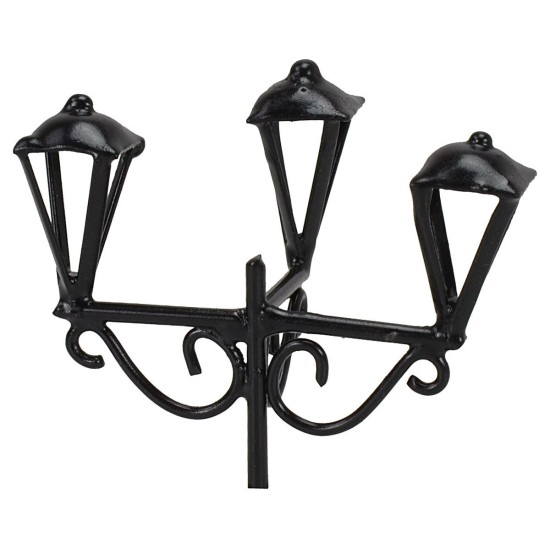 Farola triple cm 5,4x3,5x4,7 h Mundo Belenes