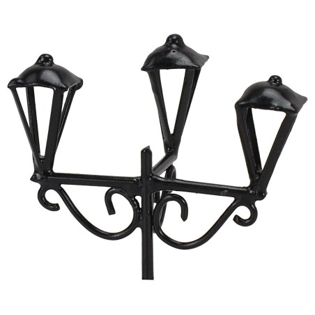 Farola triple cm 5,4x3,5x4,7 h Mundo Belenes