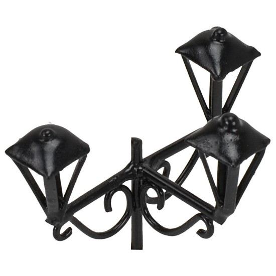 Lampione triplo cm 5,4x3,5x4,7 h