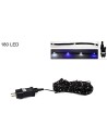 Cadena de micro led con cable plano de 180 leds blanco
