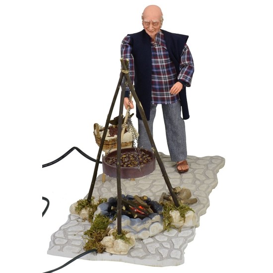 Castañero en movimiento 30 cm Mundo Pesebres