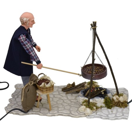 Castañero en movimiento 30 cm Mundo Pesebres