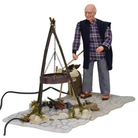 Castañero en movimiento 30 cm Mundo Pesebres