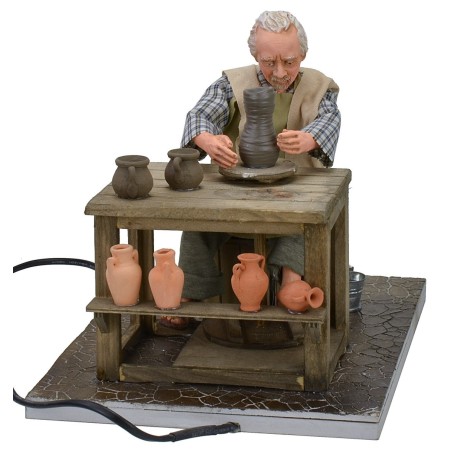 Vasaio seduto doppio movimento serie 30 cm