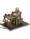 Vasaio seduto doppio movimento serie 30 cm Mondo Presepi