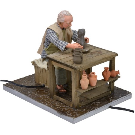 Vasaio seduto doppio movimento serie 30 cm