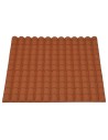 Pannello tegole colore terracotta cm 24,5x23,5
