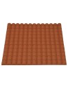 Pannello in pvc a tetto colore terracotta cm 24,5x23,5