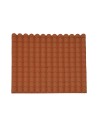 Pannello in pvc a tetto colore terracotta cm 24,5x23,5 Mondo
